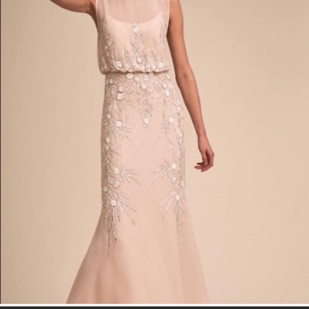 BHLDN Devon size 6 blush